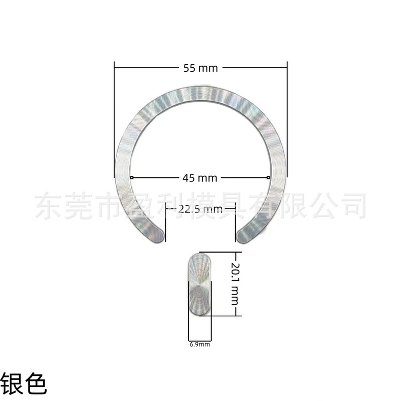 适用苹果17CD纹引磁圈不锈铁引磁环锰钢电泳磁吸片手机配件厂家|undefined