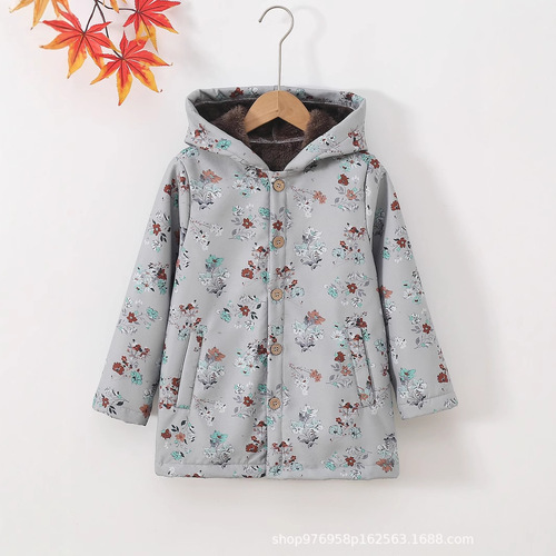 Cross-border new autumn and winter padded hooded jacket wholesale with hooded pockets in multiple colors, mid-length warm and fashionable jacket