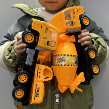 大号玩具车工程车玩具挖掘机男孩宝宝惯性车摆摊地摊货儿童挖土机