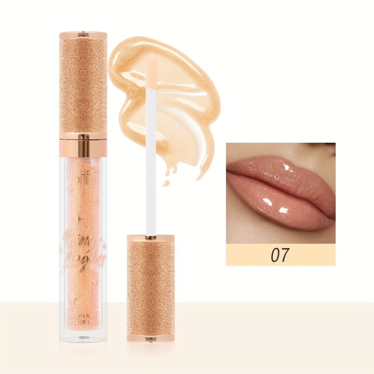 USHAS transfronterizo spot líquido lipstick esmalte lipstick lipstick miel de espejo agua lipstick maquillaje LG2582B