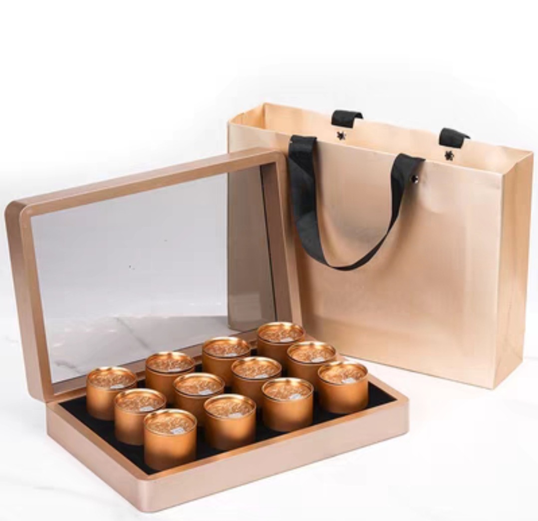 高档茶叶包装盒冬虫夏草小茶罐礼品盒大红袍红茶岩茶通用现货批发