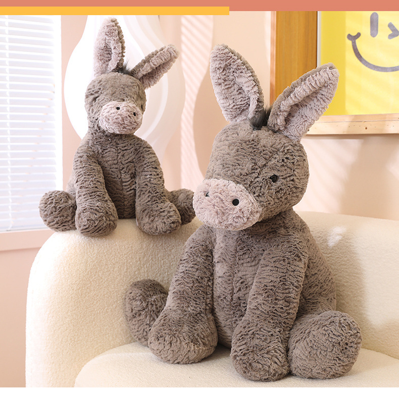 Fluffy Donkey Stuffed Toy
