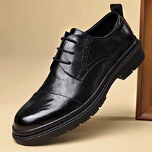 L 77535 Breathable Leather Oxford Shoes Ӣ�׷���ʿƤЬ