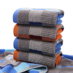 Factory Wholesale Soft Absorbent Thick Dark Checkered 14-Packs Gift Supermarket Retailer Towel Wholesale