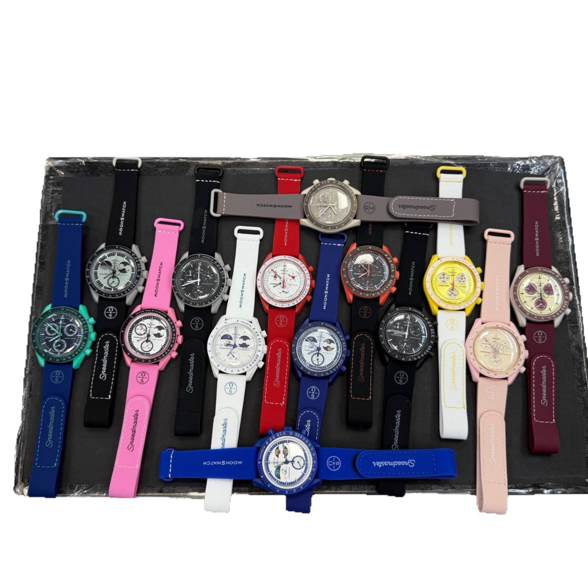Reloj Cronógrafo de Cuarzo de Seis Agujas de Plástico y Cristal de Zafiro, Impermeable con Luz Nocturna image 6