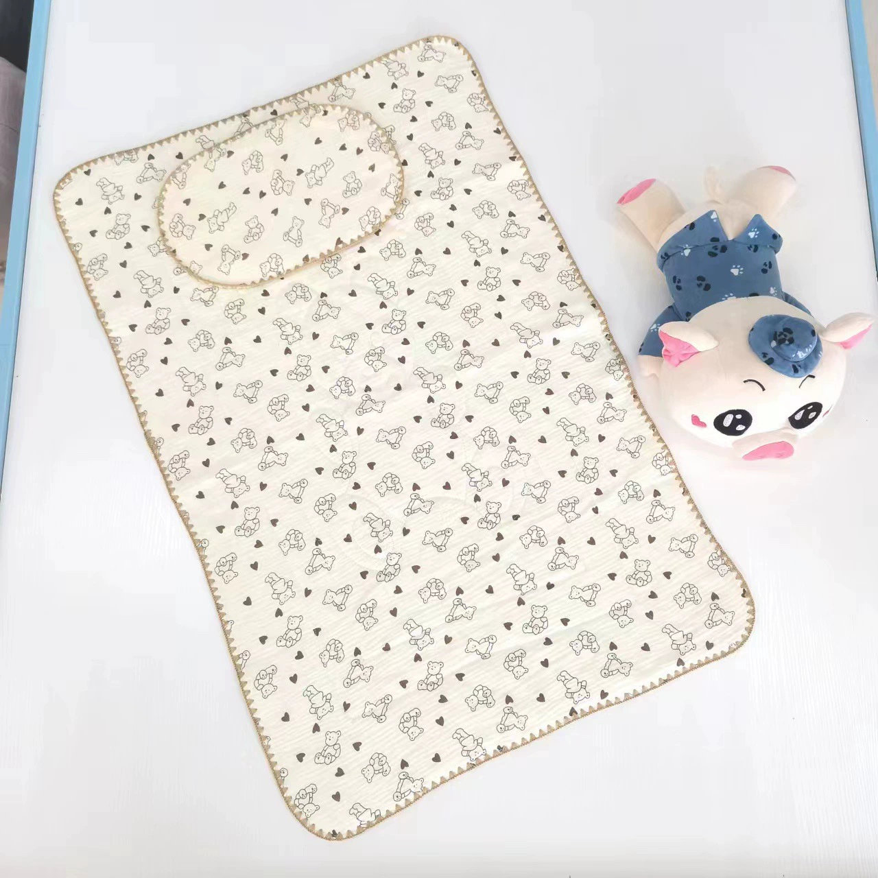 Детский дышащий матрас, комплект, мультфильм охлаждающий коврик