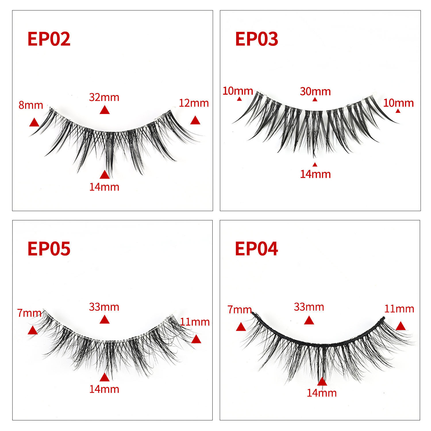 Nuevo asiático de una sola pieza de pestañas falsas, duro, natural, denso, COS, maquillaje tailandés, pequeño diablo, principiante diario