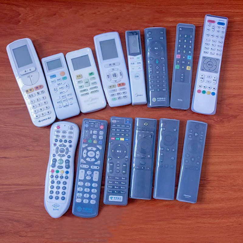 Telecom Mobile Set-Top Box Tv Remote Control Protective Cover Gree Midea Haier Air Conditioner Remote Control Board Silicone Cover