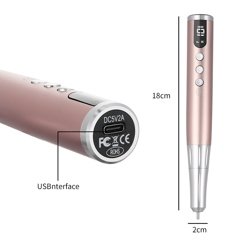 Cruce fronterizo amolador de uñas amolador de uñas eléctrico mini carga portátil de eliminación de piel muerta conjunto de herramientas de maquillaje de uñas