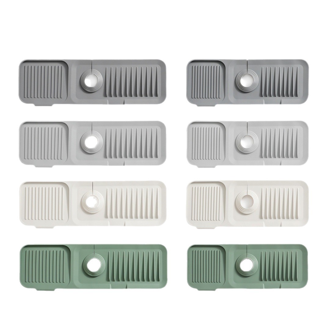 Tapete de Drenaje de Silicona Transfronterizo, Tapete de Drenaje Personalizado para Grifo, Tapete de Drenaje para Fregadero de Cocina, Protector Antisalpicaduras, Fabricante de Gadgets image 6