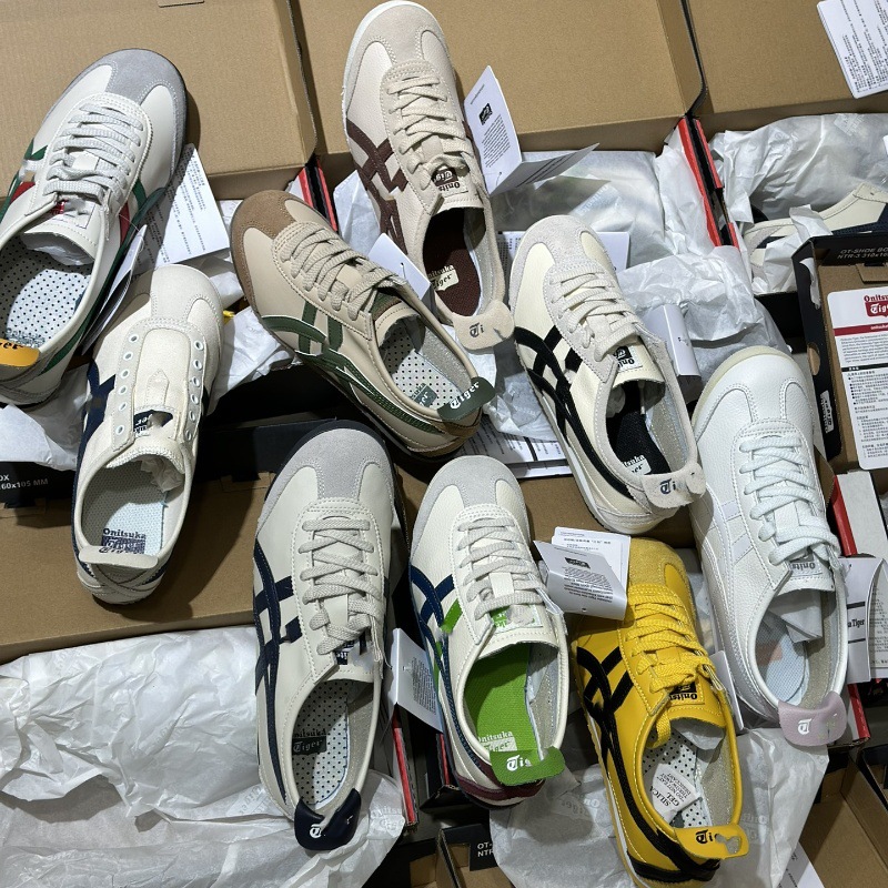 纯原Tiger鬼冢老虎一脚蹬男休闲板鞋 莆田德训鞋女小白运动鞋低帮