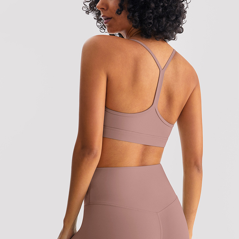 Nulrx nueva ropa de yoga desnudo chaleco pilates deportes ropa interior las mujeres sexy belleza espalda fitness sujetador yoga