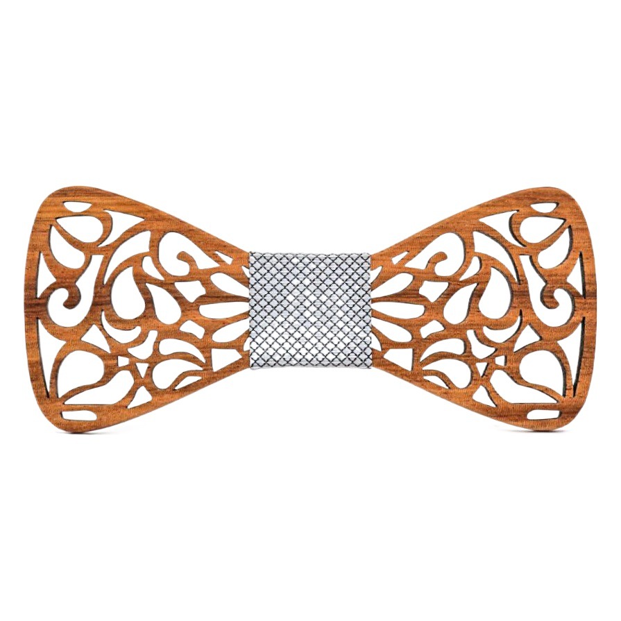 Cebra de madera hueco pajarita hecha a mano retro Protección del Medio Ambiente de Europa y América pajarita Venta caliente de madera pajarita traje de los hombres