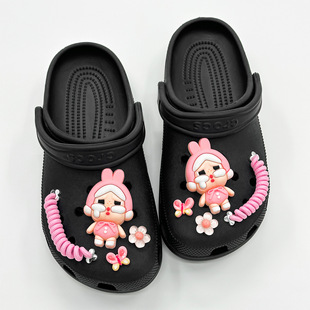 26���¿�羳����ЬDIY�����ɫ����������ϵ��ins�LcrocsЬ��