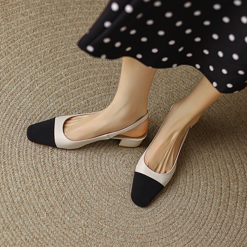 B8814 610K GIÀY DÉP SANDAL NỮ HUITDOU GÓT VUÔNG MÙA HÈ GIÀY DÉP NỮ G02 SẢN PHẨM MỚI