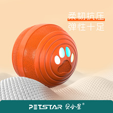 智能宠物玩具球狗狗耐咬抛掷互动逗狗发光跳动自嗨球遥控宠物球