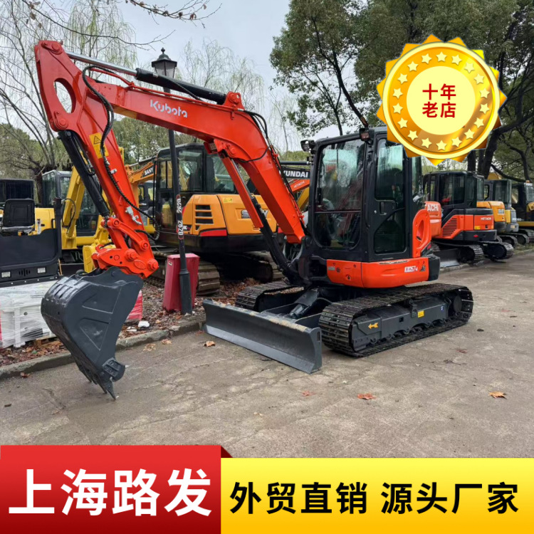 Comercio exterior profesional segunda excavadora de mano excavadora gancho para venta Kubota KX163 image 3
