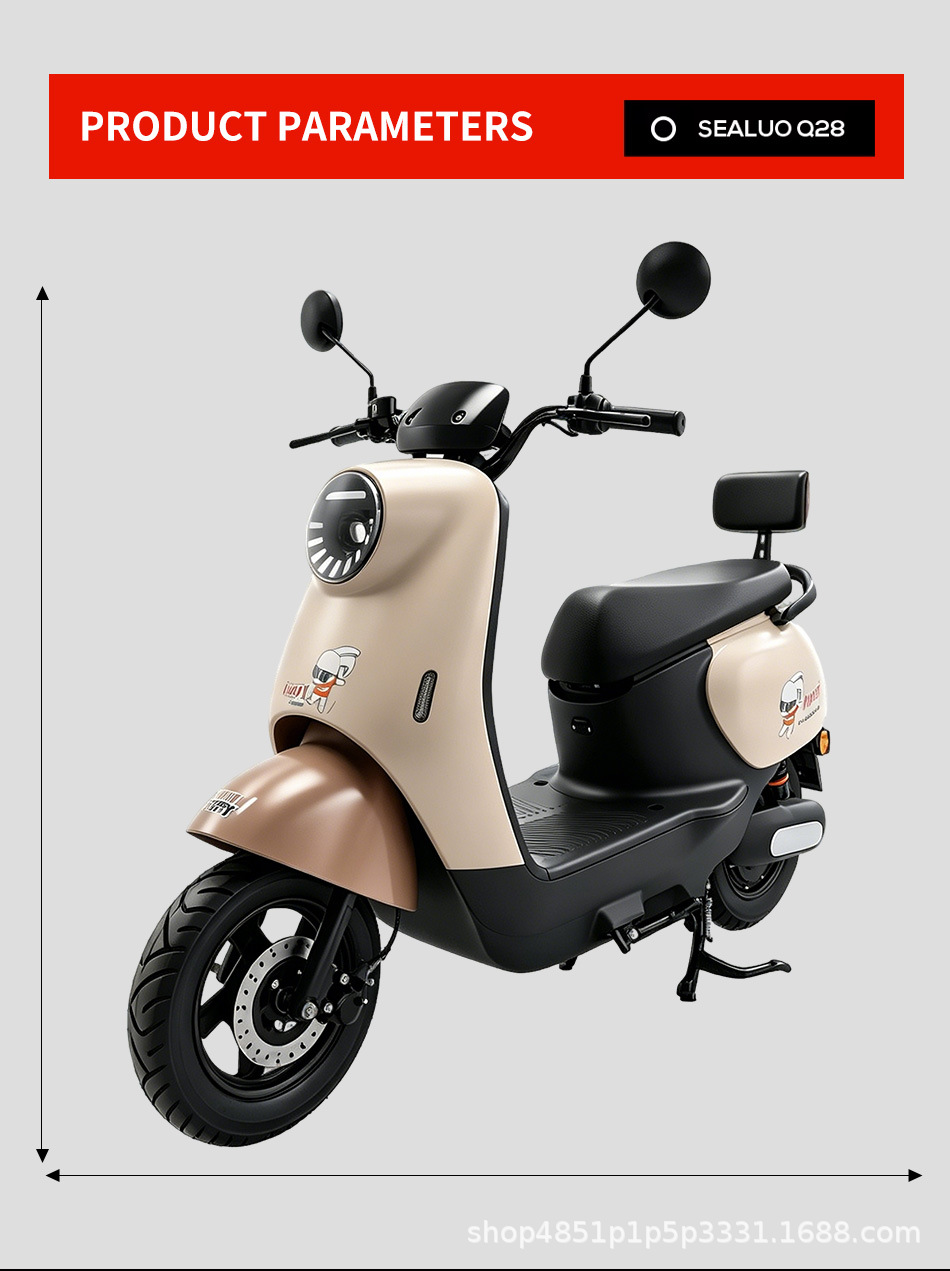 Hot-selling new model electric motorcycle for small riders, cross-border foreign trade export, two-wheeled electric vehicle, electric bicycle, wholesale in large quantities