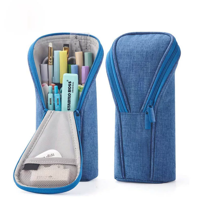 Capacious handheld pencil case for students, custom-made
