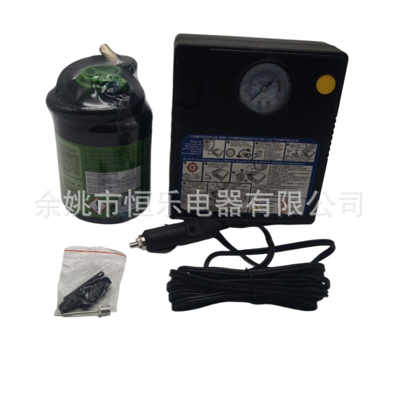 空气压缩机轮胎充气机直流 12V 触摸屏数字压力表汽车便携式电动