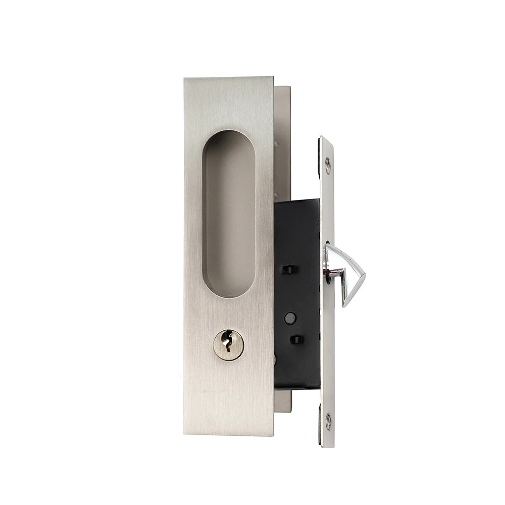 Mayorista de acero inoxidable puertas deslizantes deslizantes cerradura interior balcón cocina baño con llave móvil puerta deslizante gancho cerradura