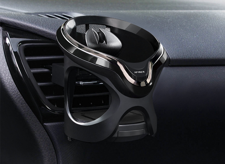 YAC car water cup holder multifunctional car air conditioning air outlet cup holder car suspension ashtray rack fixed