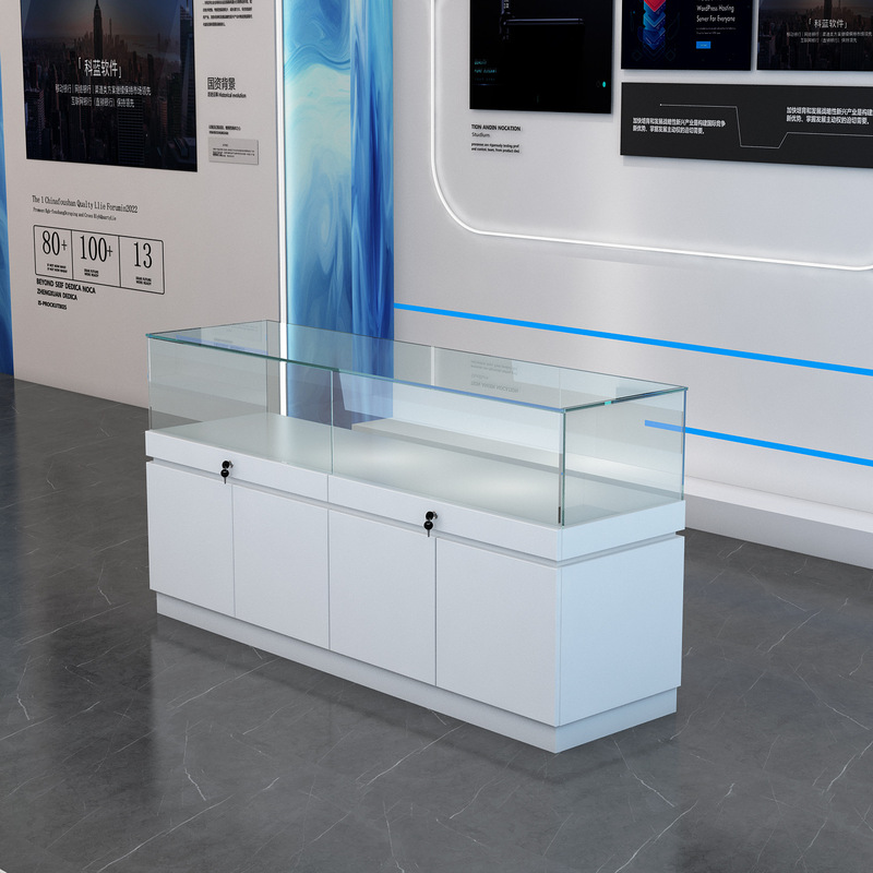 Glass Counter Jewelry Display Cabinet, Mobile Phone Mall Showroom Display Cabinet, Museum Artifact Cabinet, Glass Door Commercial Use Glass Counter Jewelry Display Cabinet, Mobile Phone Mall Showroom Display Cabinet, Museum Artifact Cabinet, Glass Door Commercial Use