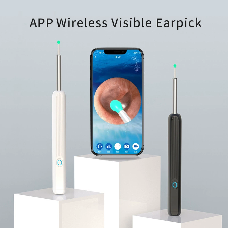The factory hot -selling explosion wireless visual vision digging spoon wifi intelligent visual visual ear endoscopy
