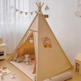 新款儿童帐篷室内三角公主小帐篷男女孩宝宝游戏屋装饰摄影小帐篷
