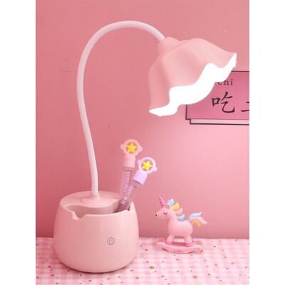 Eye protection lamp Hearts read led desk student write Bedside Table lamp dormitory charge Plug in Night light