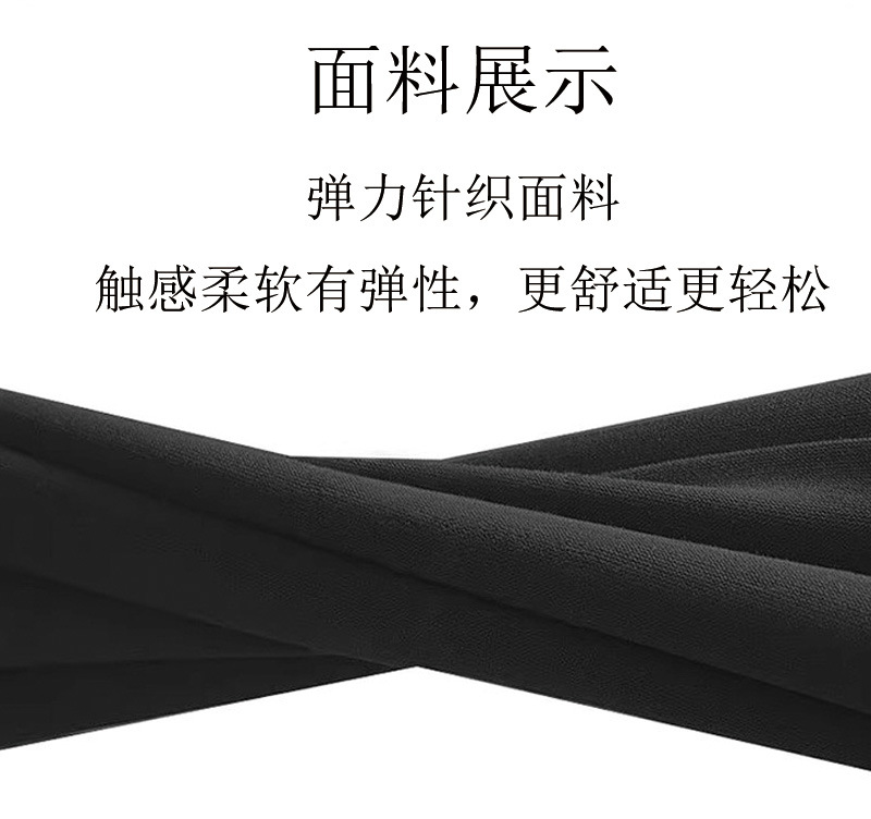 Quần culottes nữ ống rộng dáng lưỡi liềm cảm giác mát lạnh — Xanh navy chi tiết 10
