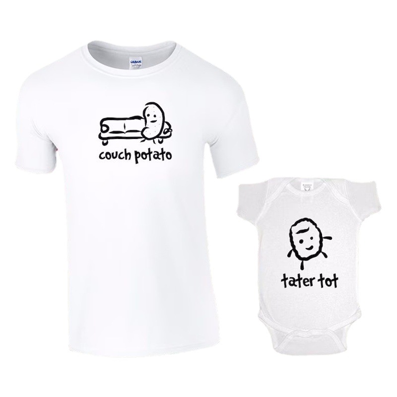 Diferentes ropa de padre-hijo bebé de manga corta de algodón ropa de la vaina del bebé retrato de la familia foto madre-hijo ropa de las mujeres ropa de la foto