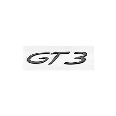 Applicable Porsche Taycan: Car logo - gloss-black-gt3
