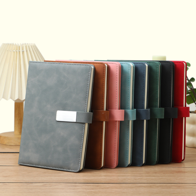 A5 Notebook with Customizable Logo, Business Office Stationery, B5 Notepad Cover, Meeting Notes