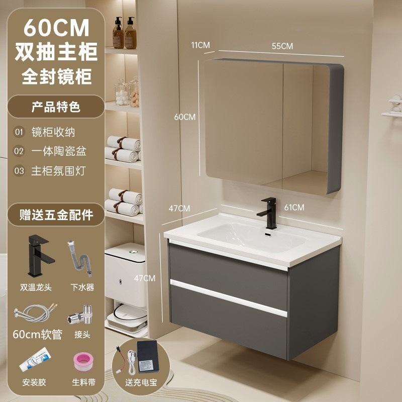 gabinete de baño de aluminio espacio lavabo cerámico de mano lavabo gabinete combinado lavabo lavabo lavabo