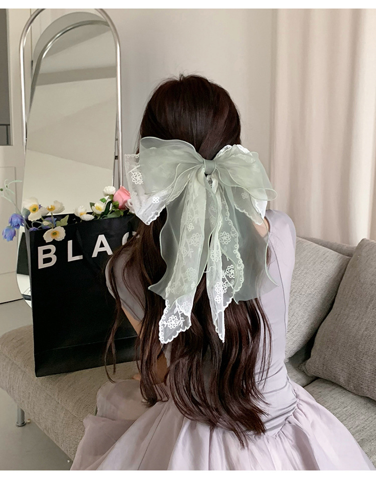 Women's Elegant Sweet Bow Knot Cloth Hair Clip display picture 4