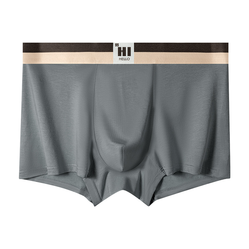 Pantalones íntimas de hombre de algodón de verano universitario, pantalones de cuatro pantalones grandes transpirables, pantalones planos, pantalones íntimas para chicos