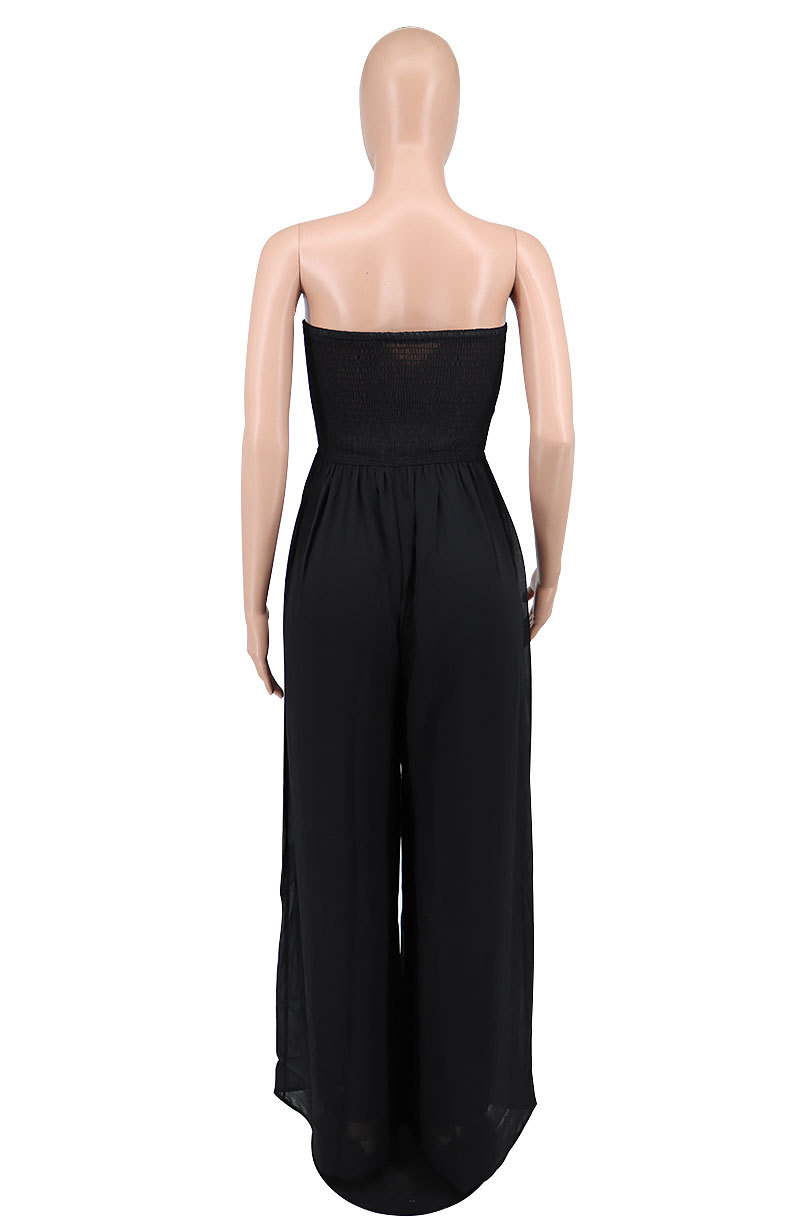 Women'S Holiday Casual Solid Color Full Length Pleated Casual Pants Jumpsuits display picture 5