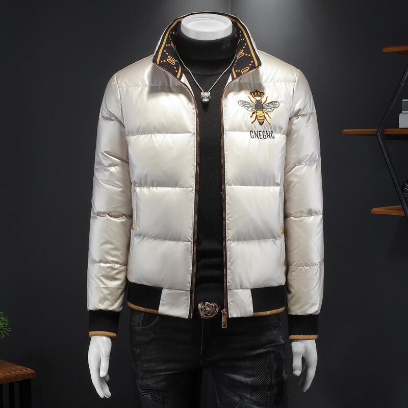 2025 Winter New down Jacket Men's Thickened White Duck down Warm down Jacket Youth Fashion down Jacket