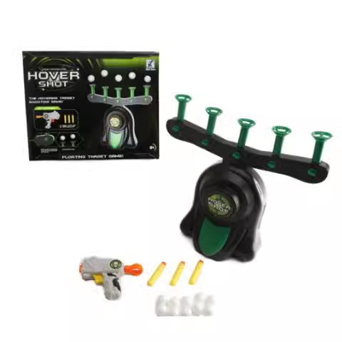 Cross-border electric floating ball target toy, soft elastic dart target shooting toy, floating ball toy dart target