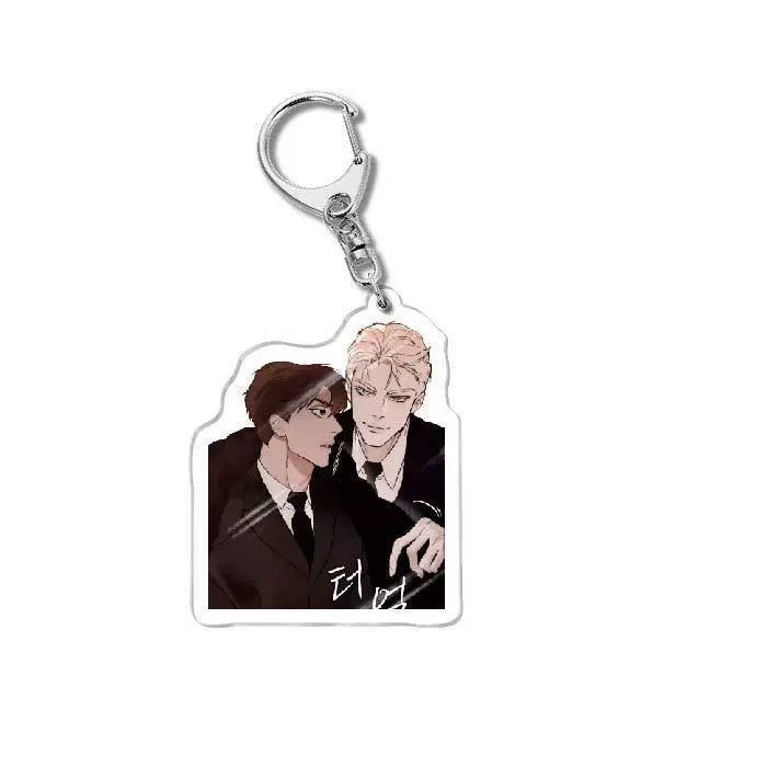 Two-dimensional peripheral acrylic keychain Korean comic code Anastasia pendant gift wholesale
