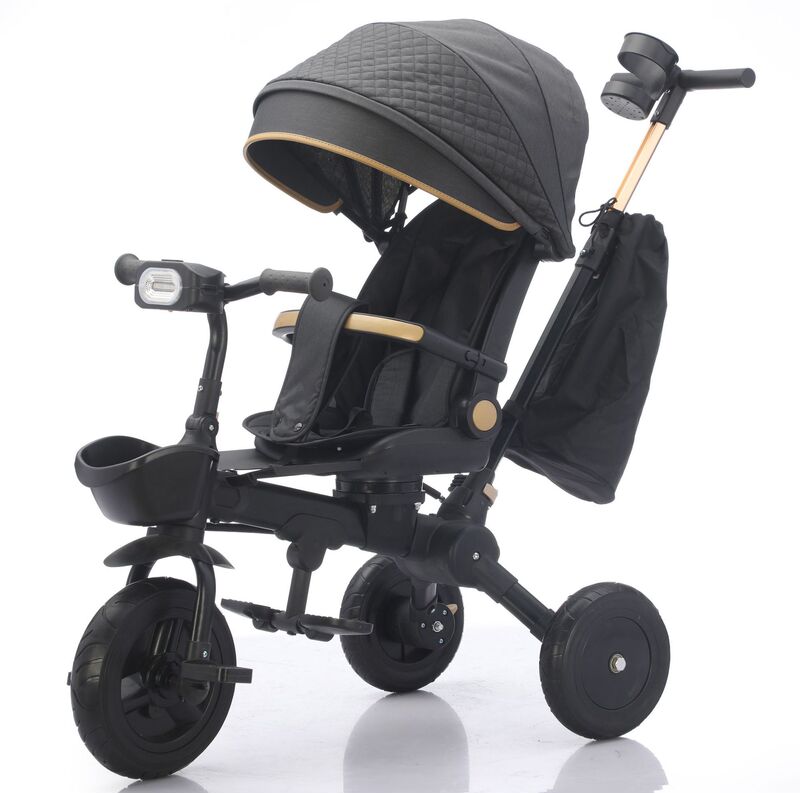 Children's Tricycle, Bicycle, One-Touch Folding Stroller
