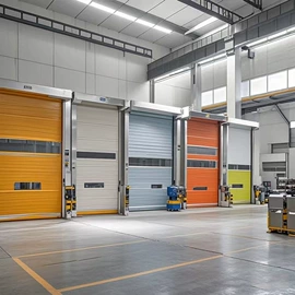 卷闸门;伺服电机;雷达传感器