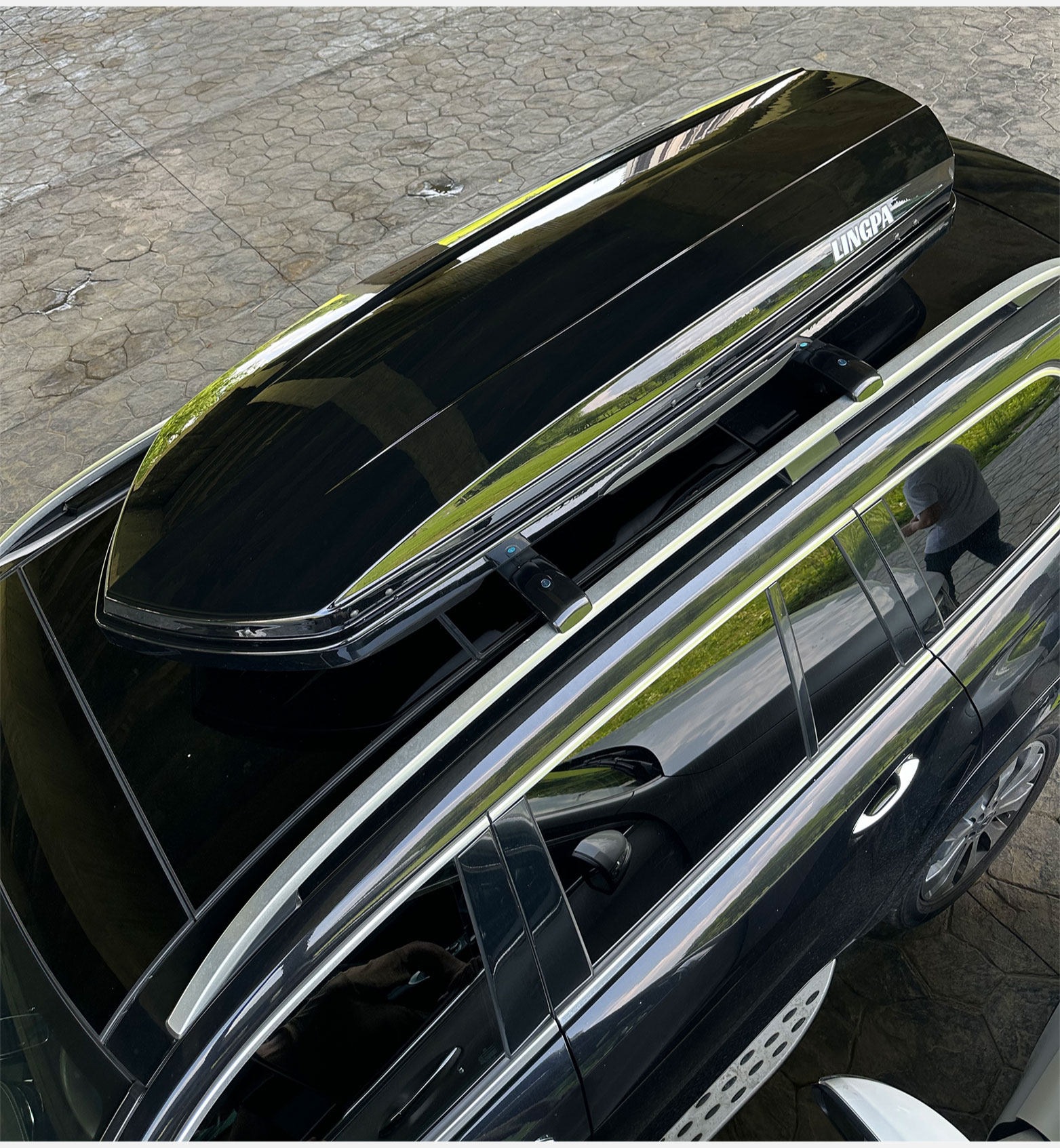 Suitable for car roof luggage box, SUV universal car roof box, luggage rack, travel box, ultra-thin and large capacity