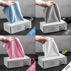 Lazy Person One-Time Use Washable Kitchen Towel Thick Washable Pull-out Household Bowl Dishwashing Cloth Table Wiping