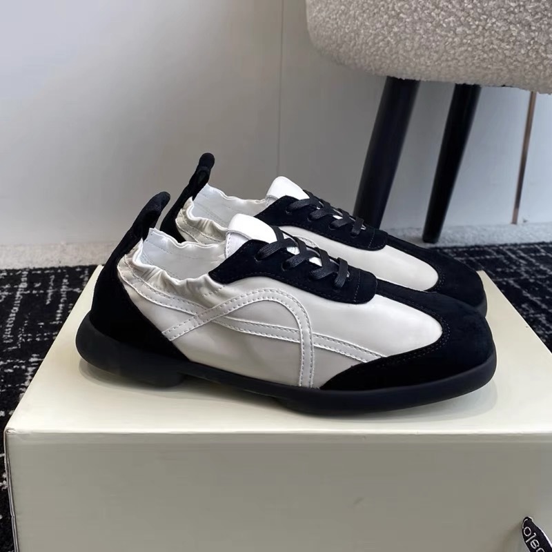 Scarpe da ballo da donna in pelle con suola morbida, sportive e per il tempo libero, primavera/estate 2024, nuove di zecca_voghion.com