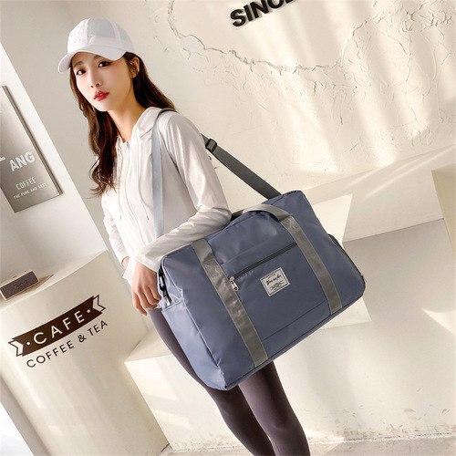 Travel storage bag, large capacity maternity bag, gym bag, hand-carried or shoulder-carry luggage bag, yoga bag, trolley bag wholesale