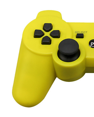 Mando de juego PS3 multicolor con botón universal de copo de nieve de doble vibración Bluetooth inalámbrico con mango P3 transfronterizo de fábrica