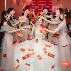 クリエイティブな結婚式の部屋のドアストッパーゲーム小道具、マネーガン、箸、紙幣クリップ、結婚式のドアストッパー、結婚式の雰囲気の写真撮影