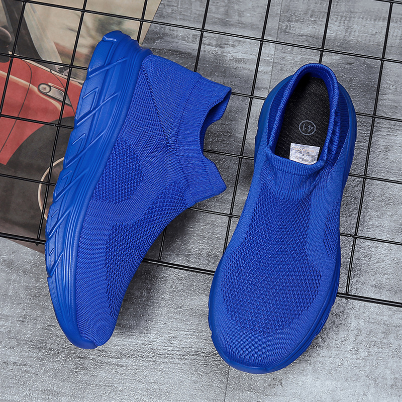 Leichte Sneakers für Paare mit atmungsaktivem Mesh-Obermaterial, rutschfesten Socken, dicken Sohlen – lässige Unisex-Sportschuhe_voghion.com